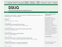 Tablet Screenshot of dstjg.de